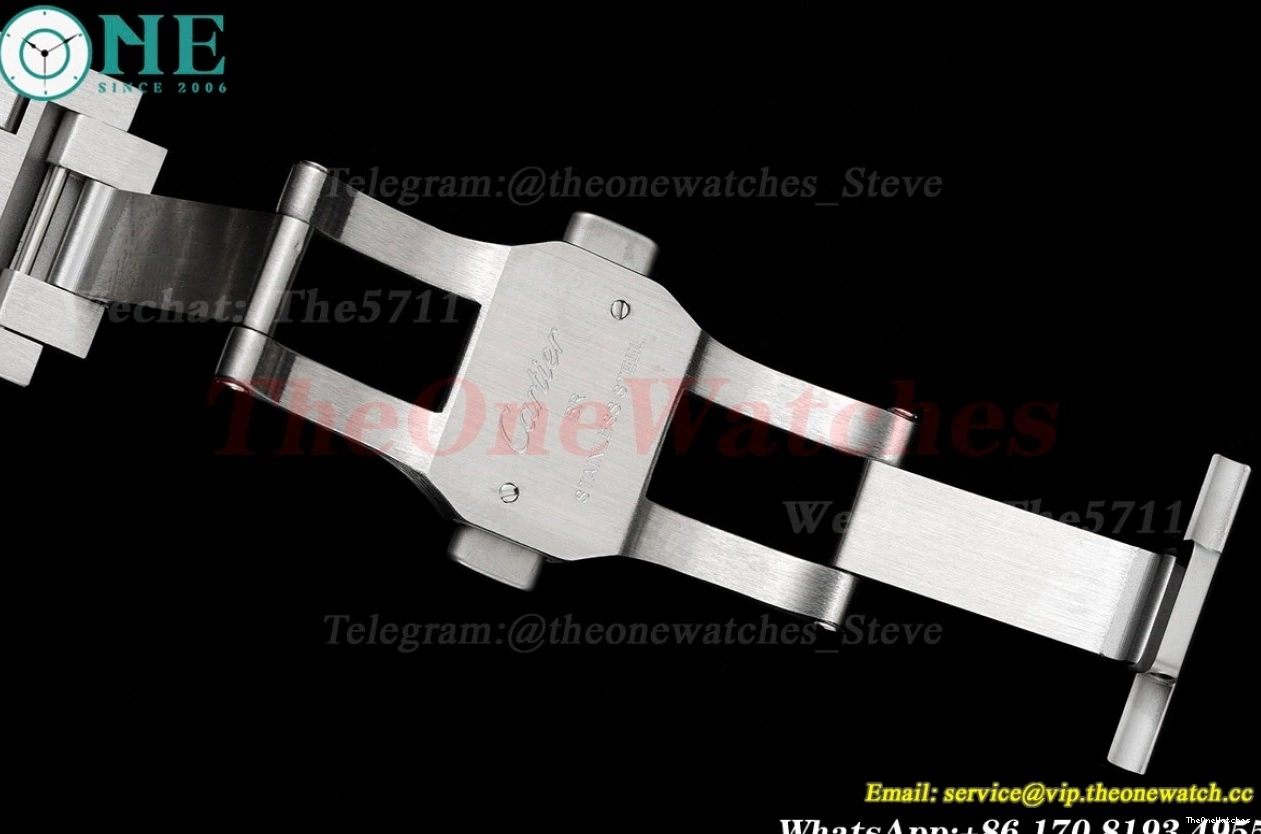 Blue 40mm BVF Mens Cartier Santos SS 2018 XL De SS MY9019 0216